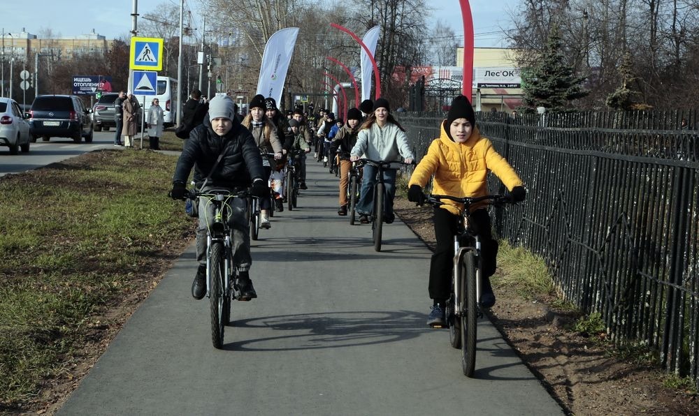 Новая велодорожка в Касёво