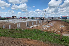 Дюртюлинский район. Строительство ледовой арены в г.Дюртюли