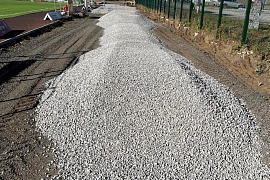 г. Уфа. Обустройство спортивной площадки в мкр."Нижегородка" в Ленинском районе г.Уфы 