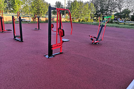 Дюртюлинский район. Строительство и оснащение уличной спортивной площадки для ГАУСОН Старобаишевский дом-интернат